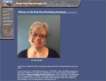 Tablet Screenshot of peakviewpsychology.com